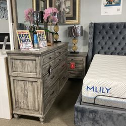 Dresser, Mirror, And Nightstand 🌟 $1,599