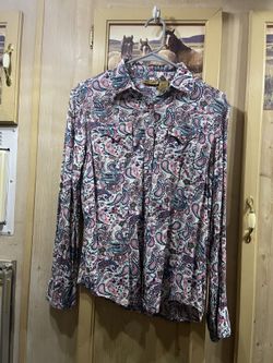 Wrangler Button Up Rodeo Shirt 