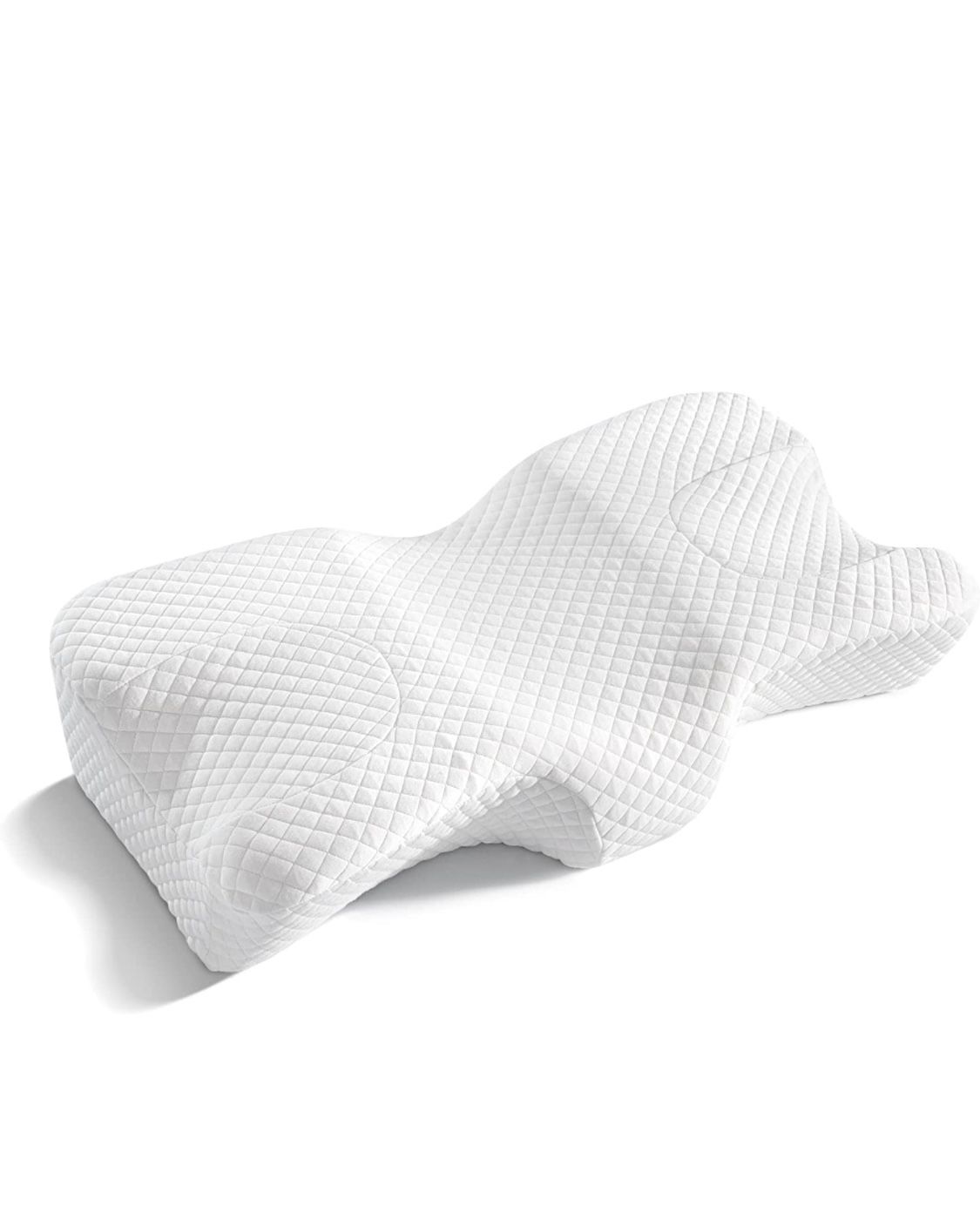 AM AEROMAX Side Sleeper Pillow for Neck and Shoulder Pain Wrinkle Prevention - Beauty Pillow for Anti Wrinkle & Anti Aging