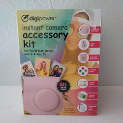 Digipower Instant Camera 53 pc Accessory Kit for FujiFilm Instax Mini 9 & 7s NEW