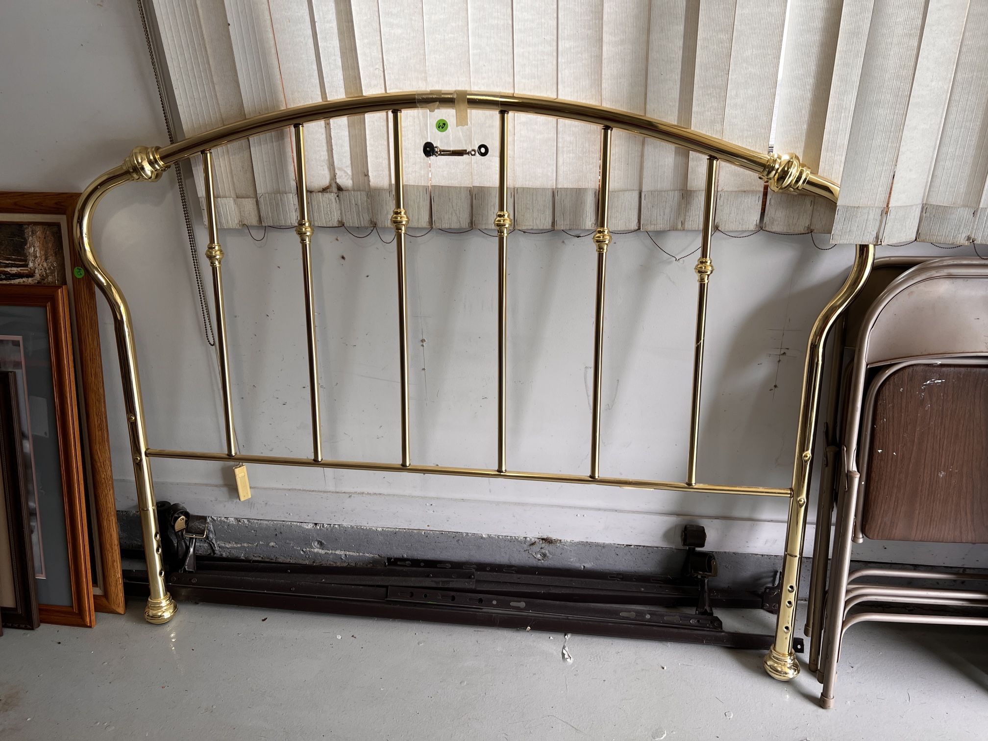 Brass Headboard & Bed Frame