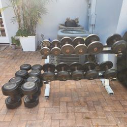 Ivanko Dumbell Set And Rack