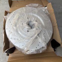 Drilled and Slotted Carbon Alley Front And Rear Rotors