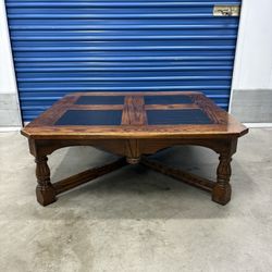 Large Wood Coffee Table 