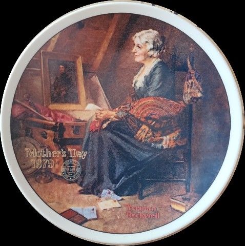 Norman Rockwell Mother's Day Collector's Plates 1979 Reflections