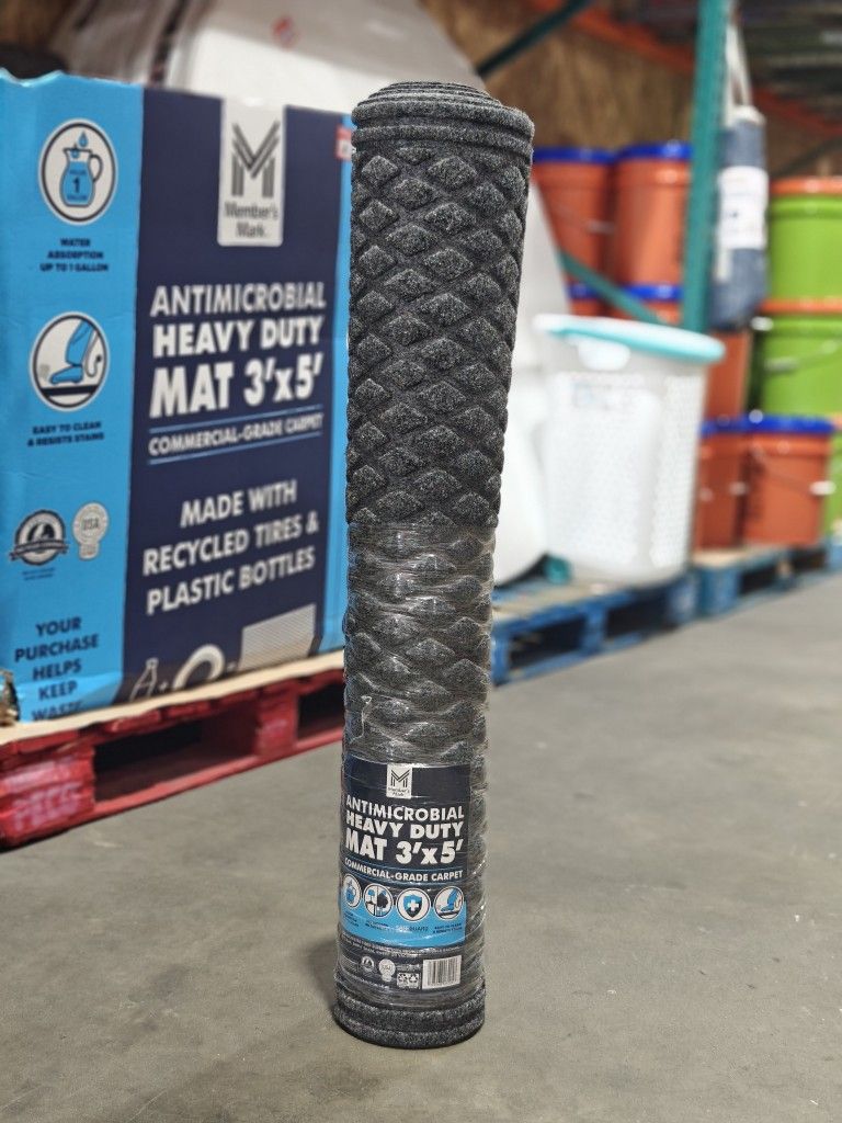 Antimicrobial Diamond Scraper Entrance Mat