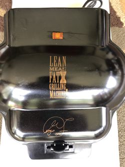 George Foreman Lean Mean Fat Grilling Machine - Used Once - Like New