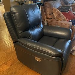 3way Power Recliner Blue  Ashley Furniture