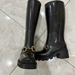 Gucci Horsebit Rain boots