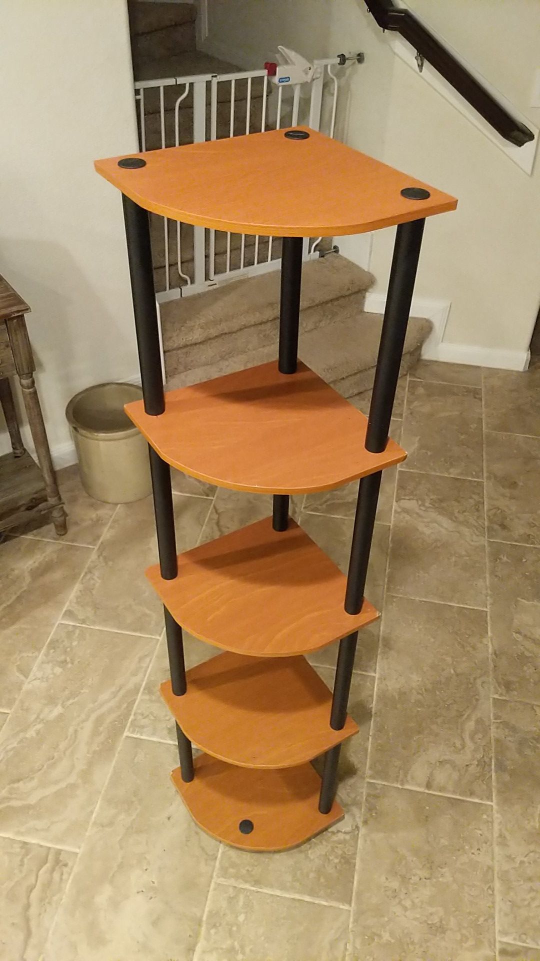 5 tier shelf (light cherry)