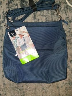 Anti theft over shoulder bag