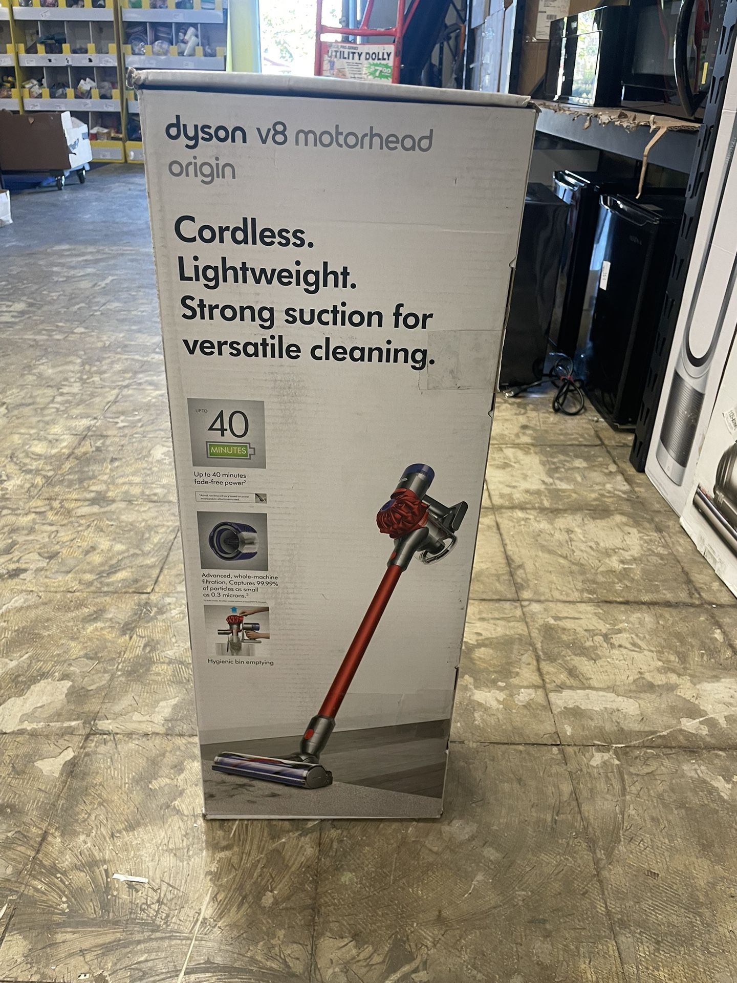 DYSON VACUUMS NEW ALL 60% OFF Please call or come by if interested EVERYDAY FROM 10-6pm Appliance Bros 2327 Watson blvd Warner Robins, GA 31093