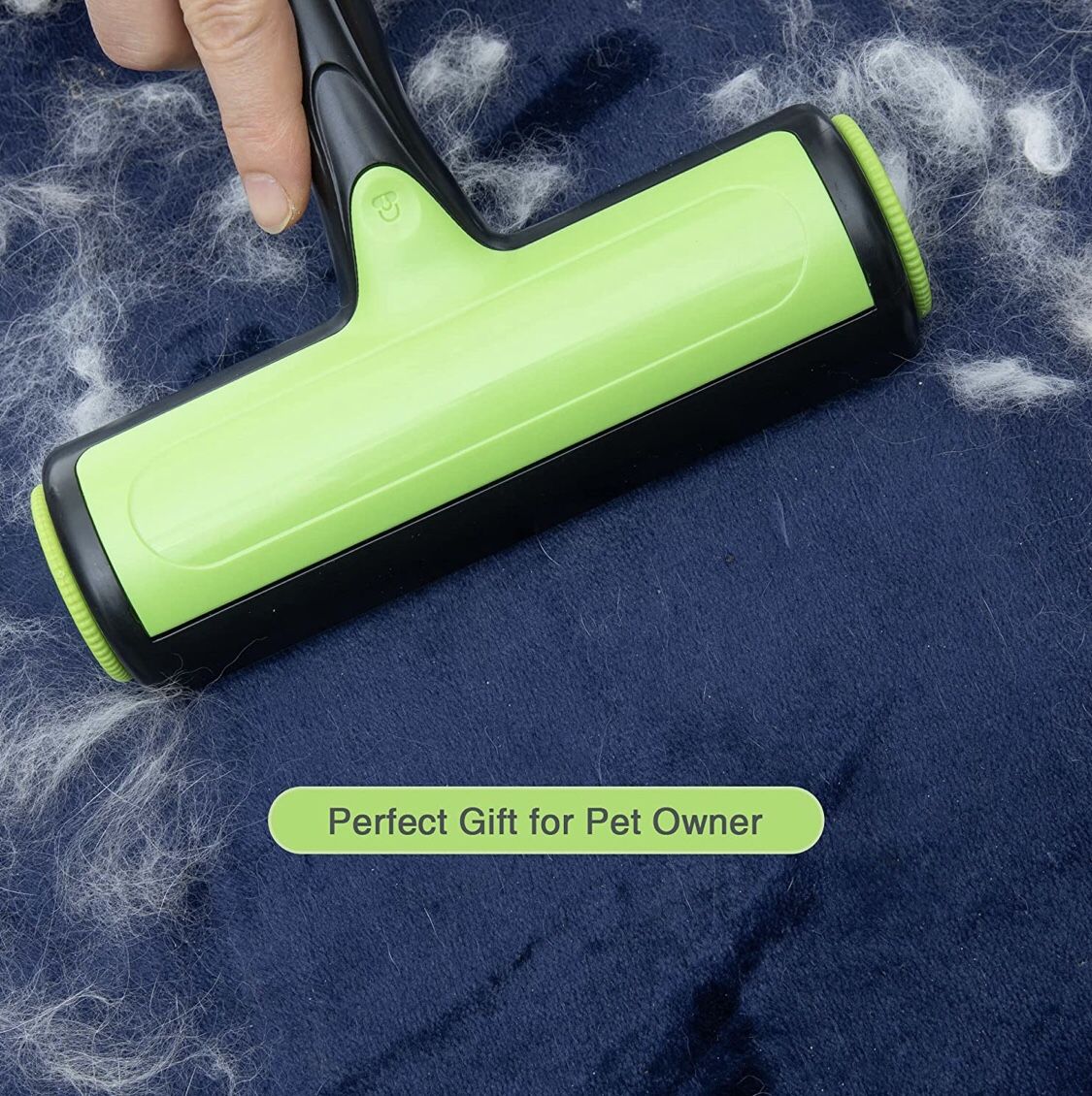 Pet Hair Remover for Couch, Reusable Dog Cat Hair Remover Roller Brush for Clothes, Bedding, Non-Slip Handle Grip for Comfort Remove Experience