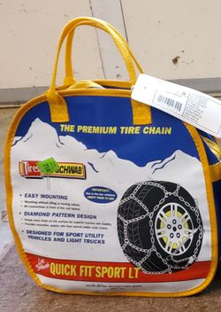 Brand new Les Schwab tire chains.