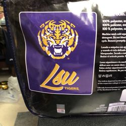 Royal Plush Raschel LSU Tigers Blanket
