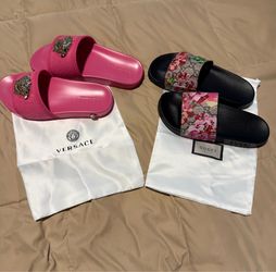 Versace and Gucci slides, bundle sale or individual