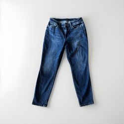 Judy Blue Jeans WMNS 9/29 Blue Denim Boyfriend Fit Dark Wash Mid Rise JB82368DK