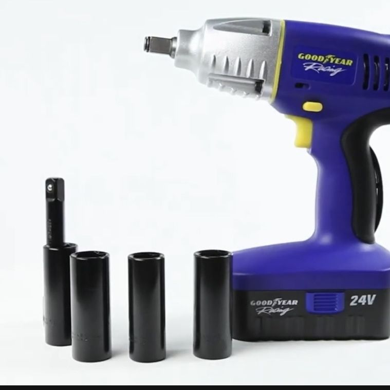 Goodyear 24V Cordless Impact Wrench Batterie and Charger for Sale