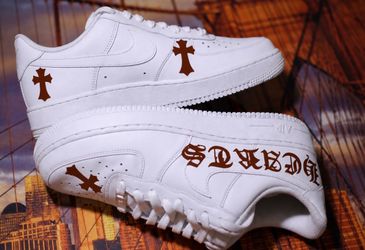 Chrome hearts Nike Air Force’s
