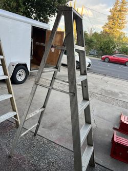 Ladder Six Feet Aluminum 