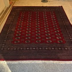 Bokhara Red 8 x10 Wool Rug