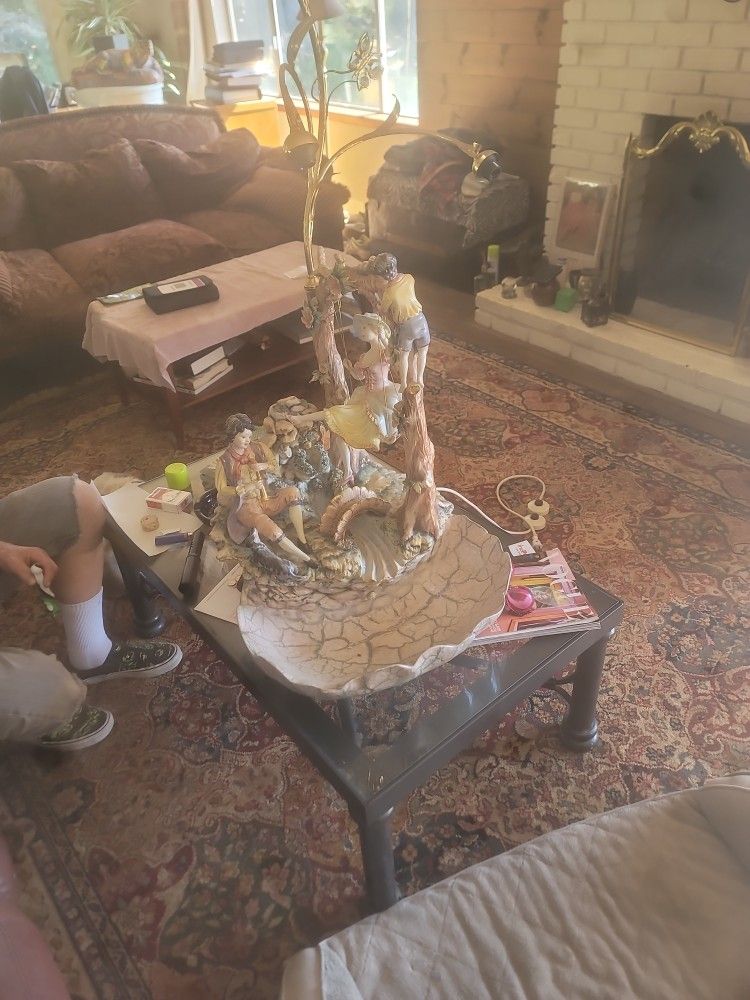 Waterfall Lamp Statue