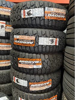 265/70/17 ( 4 new tires ) installed and balanced
