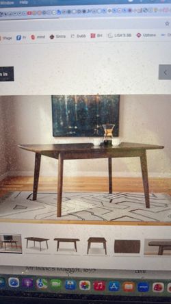 Brand new Lyncott dining table (with some damage)