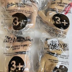 4 Taco Bell Chihuahua Plush