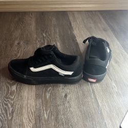 Vans. Womens Size 5.5. Black And White. 