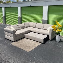 Light Gray City Furniture Sectional Couch / Sofa - Delivery Available 