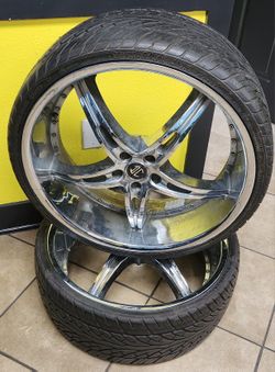 22" Crave Alloys No14 Chrome Wheels 