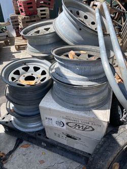 Boat trailer Galvanized Rims