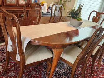 6 chair dining room table