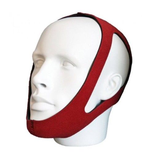 CareFusion Chin Strap Ruby USA made Adjustable Anti-Snore Med/Lg TMS-09ADJ GUC