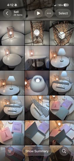 A bunch of girly home decor