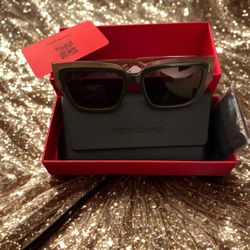 Salvador Ferragamo Translucent Mocha Mousse Sunglasses