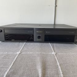 GoVideo GV4600 Dual VHS Deck, Tested Working
