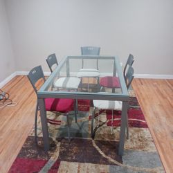 Table With 6 Chairs 