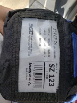 SCC Super Z6 SZ123 tire chains cables