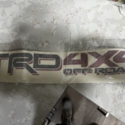 TRD Off-Road Decal