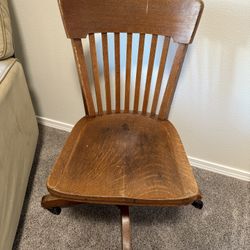 Antique The Marble & Shattuck Chair Co.  Office Chair 