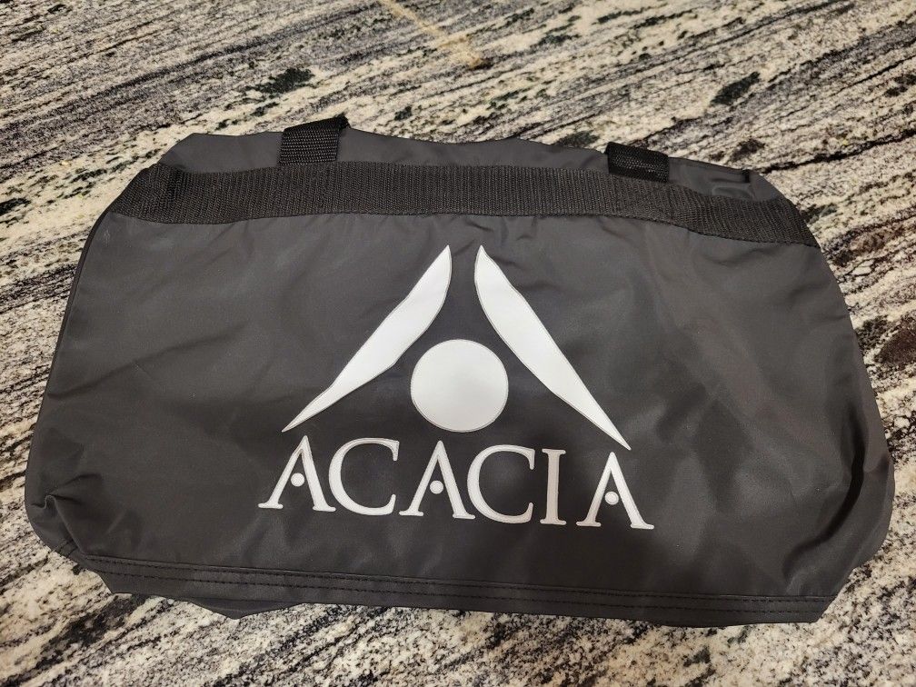 Acacia Black Duffle Bag 17"