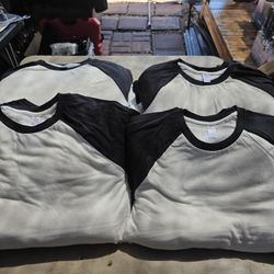 Baseball Style T- Shirts, Camo, Black &-white