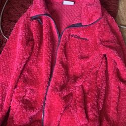 Kids Columbia Pink Sherpa Sweater Jacket
