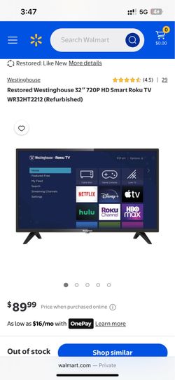 Roku Tv 32”