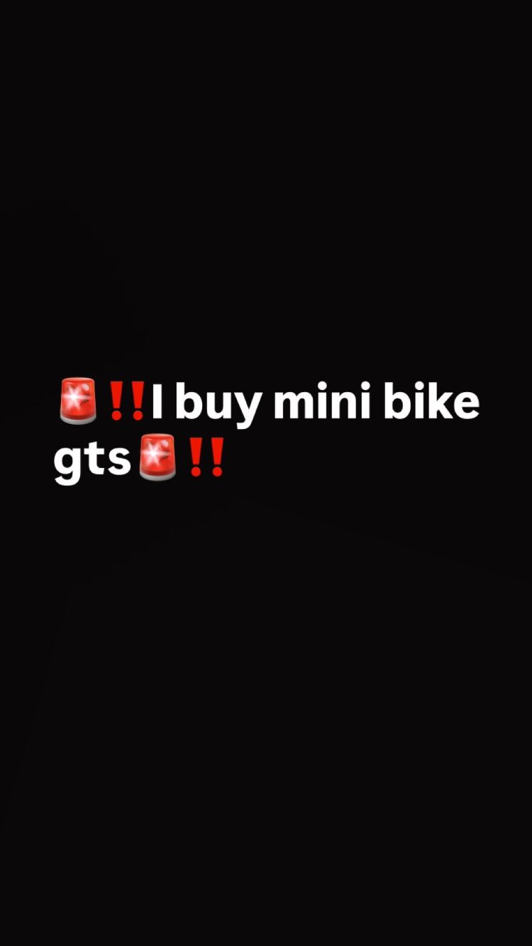 I buy mini bike gts