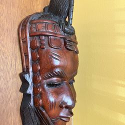 African Wooden Handcrafted Mask 