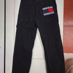 Tommy Hilfiger Carpenter Jeans (Measure 33 x 33) Black