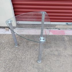 Glass End Table